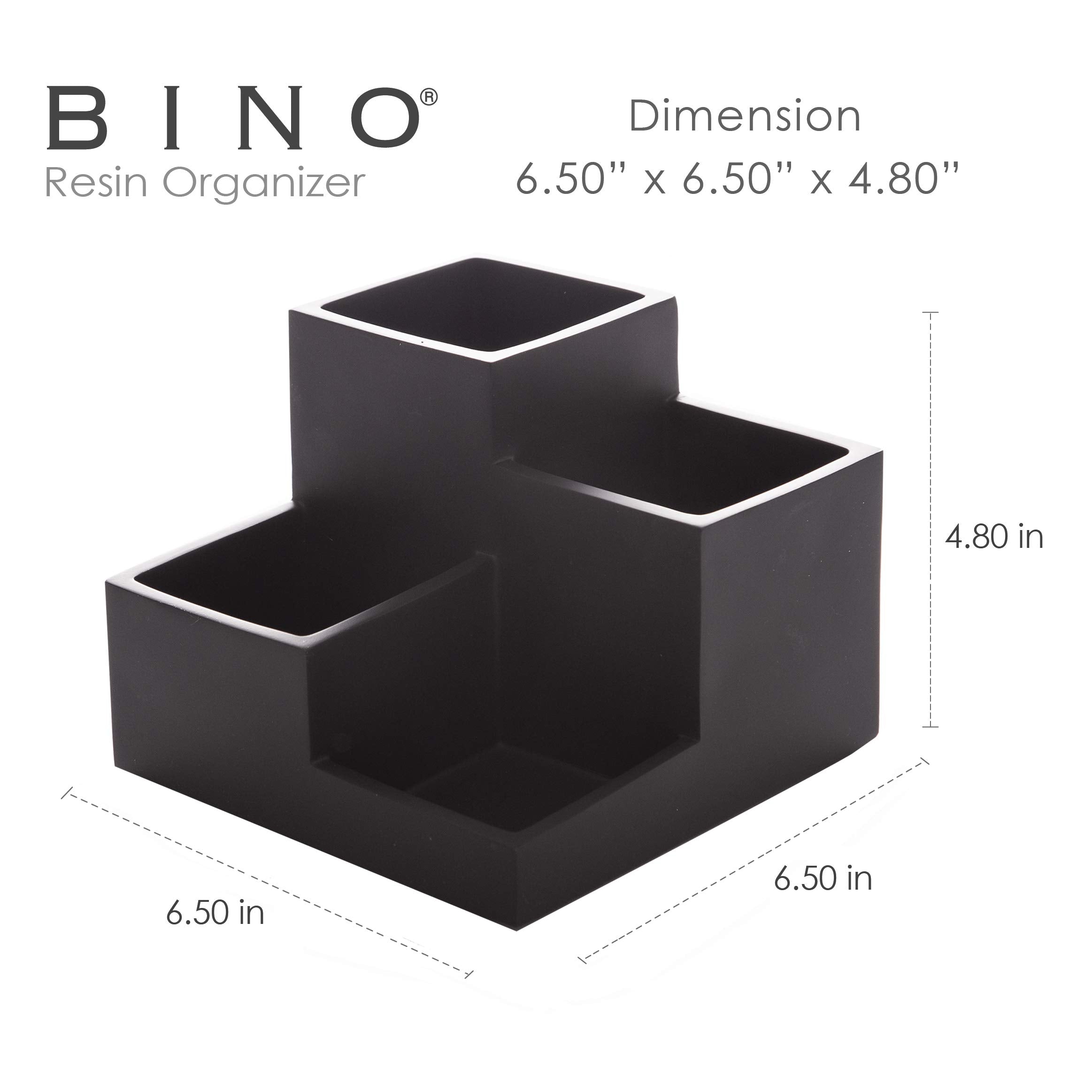 Bino Multi Purpose 4 Compartment Organizer - Make Up Organizer For Vanity - Makeup Holders For Bathroom - Toiletry Organizer Cou